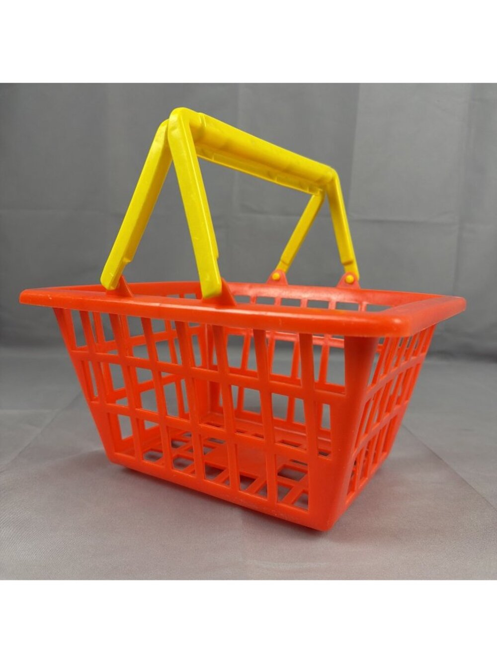 Vintage 1980s Child's Toy Shopping Grocery Cart Basket - Gay Toys Inc